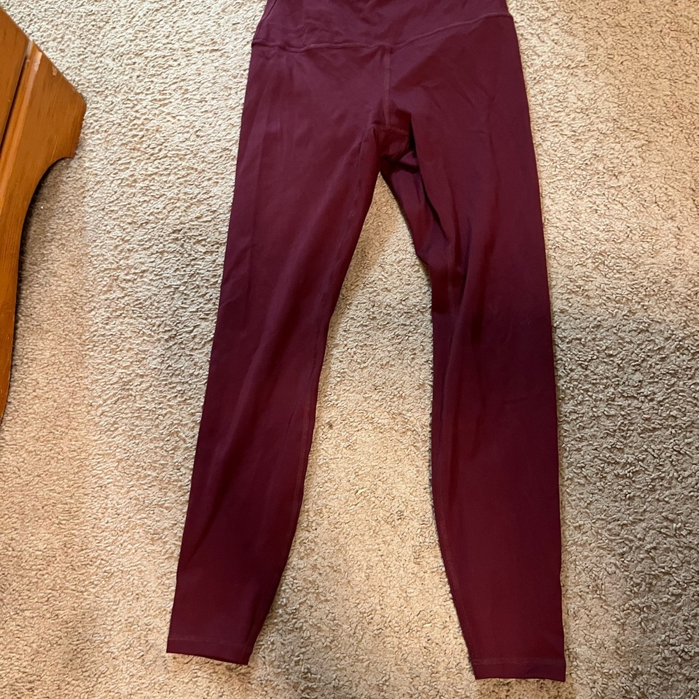 Maroon Leggings